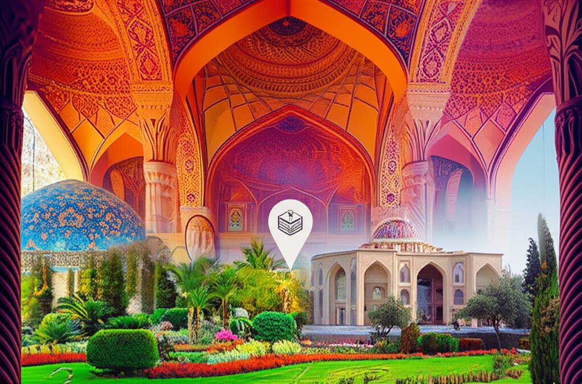 فاصله هتل ساسان شیراز تا جاذبه ها | راهنمای کامل دسترسی آسان