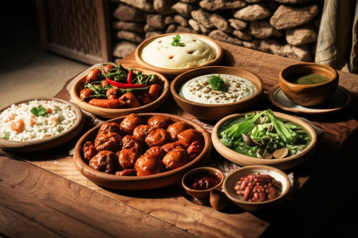 غذاهای محلی روستای زرگر | طعم های اصیل و بی نظیر گیلان