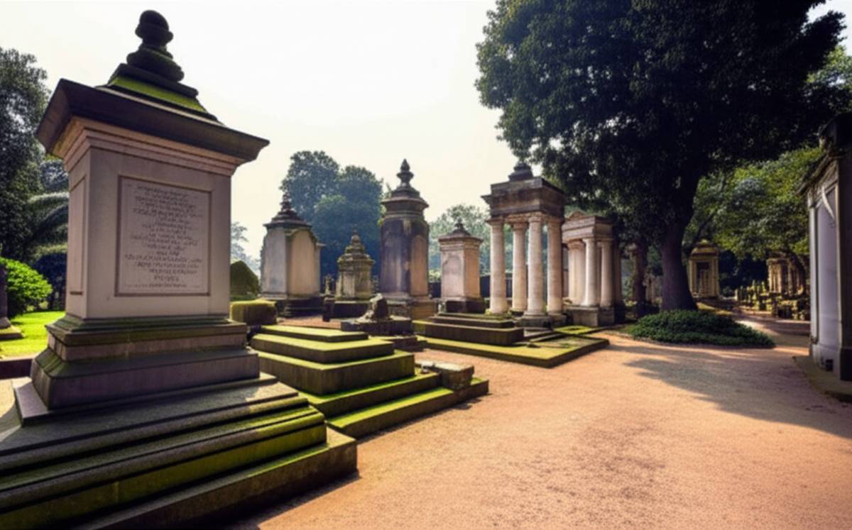 قبرس | گردشگری قبرستان خیابان پارک جنوبی کلکته | تاریخچه و دیدنی ها