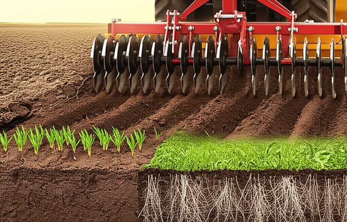 تأثیر عمق خاک‌ورزی با روتیواتور بر کنترل علف‌های هرز