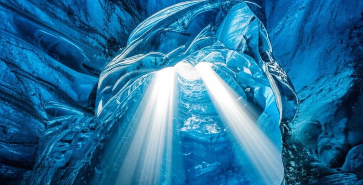 گردشگری | گل غار یخی لانگجکول (Grotta Azzurra) | راهنمای کامل گلاسیر