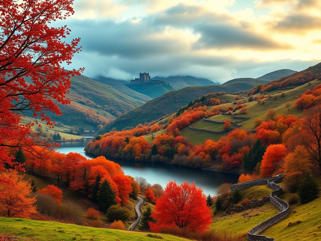 کامبریا پاییزی - طبیعت آمیخته با تاریخ شگفت انگیز